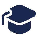 Square Academic Cap 2 SVG Icon